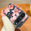 Rose Flowers Pattern Phone Case For Google Pixel 10 9 Pro XL 10 9 8 7 Pro 9A 8A 7A Shockproof Plating Soft TPU Transparent Cover. 