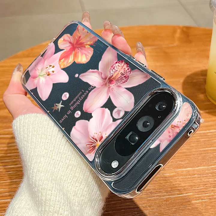 Rose%20Flowers%20Pattern%20Phone%20Case%20For%20Google%20Pixel%2010%209%20Pro%20XL%2010%209%208%207%20Pro%209A%208A%207A%20Shockproof%20Plating%20Soft%20TPU%20Transparent%20Cover%20-%20Image%206