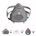 3 Pcs Powecom = 3700 Respiratory Gas mask, All Time All Work Protect You From Germs And Dust. 
