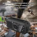 Portable Solar Radio, Emergency Kits First Aid Radio With Crank, Dynamo AM/FM Radio, Blackout Power Station, USB Phone Charger.
