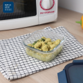 Superlock lunch box glass food storage box (Blue series). 