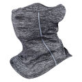 Reflective Nigh Riding Half Face Mask Summer Ice Silk Sunscreen Dust-proof Neck Collar Scarf Sports Bandana Balaclava Men Women.