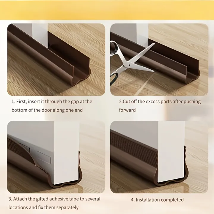 PVC%20Flexible%20Door%20Bottom%20Seal%20Strip%20Under%20Door%20Draft%20Stopper%20Weatherproof%20Soundproof%20Gap%20Cover%20Weatherstrip%20for%20Indoor%20Outdoor%20-%20Image%206