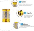 12V 27A Battery Cell Alkaline Battery Replacement for GP27A, MN27, L828, 27A, V27A, A27BP, G27A, A27. 