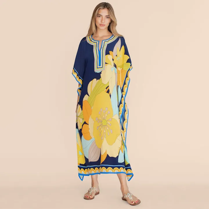 Kaftan%20Dress%20Over%20Size%20Women%20Beach%20Dress%20Cover%20Up%20Summer%20Clothes%20Kimono%20Mujer%20Vestidos%20De%20Fiesta%20-%20Image%208