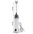 Electric Milk Frother Automatic Handheld Coffee Maker Egg Beater Milk Cappuccino Frother 3 Speed Adjustable USB Charging. 