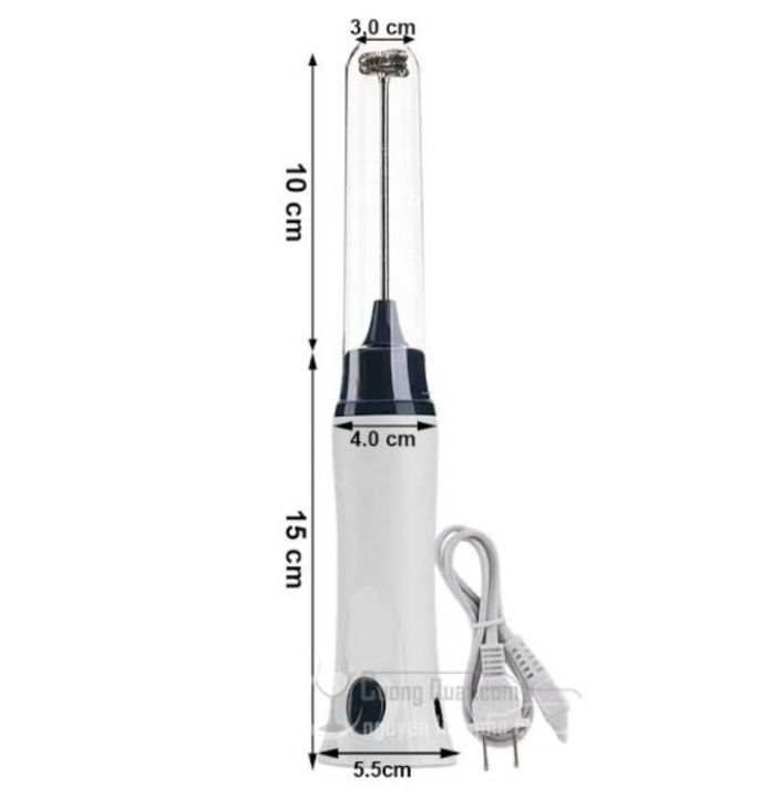 Electric Milk Frother Automatic Handheld Coffee Maker Egg Beater Milk Cappuccino Frother 3 Speed Adjustable USB Charging