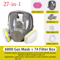 Suitable for multiple scenarios 6800 Full Face Gas Mask: Anti-Fog, Dust Proof & Formaldehyde Protection | Industrial Safety. 