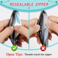 50-500Pcs Holographic Ziplock Bags Plastic Laser Iridescent Zip Bags for Manicure Eyelash Display Earrings Ring Storage Bag. 