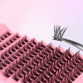Lash Clusters 120pcs Cluster Lashes 8-16mm Wispy Individual Lashes Extensions Natural Look Lashes D Curl Fluffy Cluster Lashes D. 