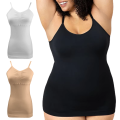Women Tummy Control Shapewear Smooth Body Shaping Camisole Padded Tank Tops Slimming Underwear Seamless Compression Shaper. 