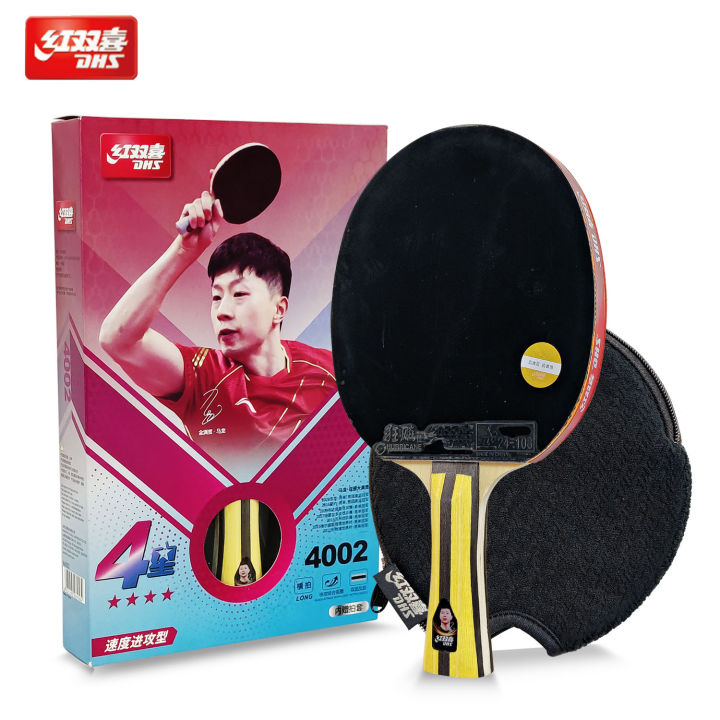 DHS H4002 4 Star Table Tennis Racket 5 Star 6 Star H5002 H6002 Ping ...