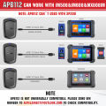Autel APB112 Smart Key Simulator Emulator Accessory Tool For 46 4D Chip Work With Autel IM608 IM508 IM600 IM608 PRO. 