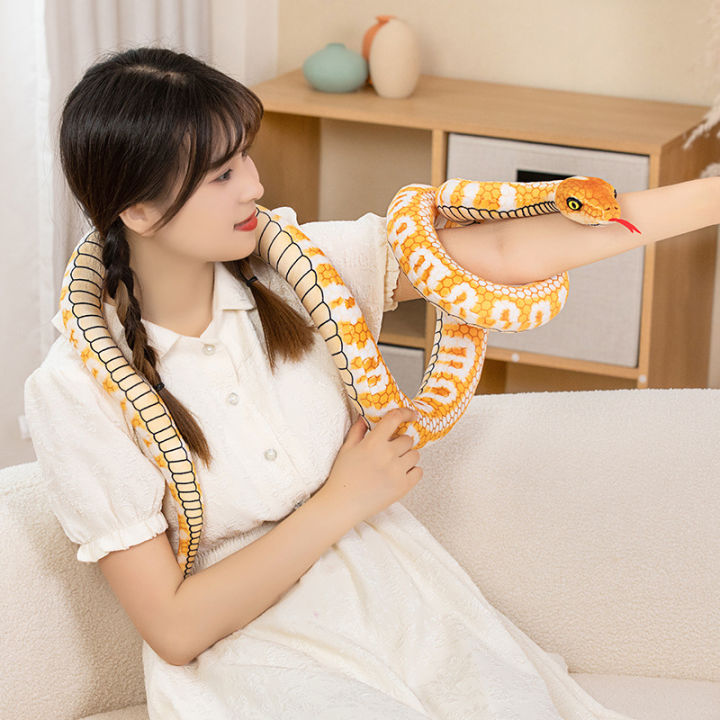 Realistic%20190CM%20Rattlesnake%20Black%20Man%20Snake%20Bar%20Stuffed%20Plush%20Toys%20Funny%20Snake%20Doll%20Kids%20Mischievous%20Plush%20Dolls%20Festival%20%20-%20Image%203