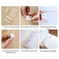 Hinge Repair Bolts Bathroom Fittings Screws Washers Set Universal Replacement Toilet Lid Seat Cover Plate Replacement Set Screws. 
