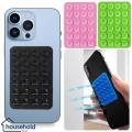 Mobile Back Suction Mat Sticky Pad – Silicone Strong Grip Phone Holder Patch | Reusable Suction Cup Mount for Wall, Mirror & Glass Surface. 