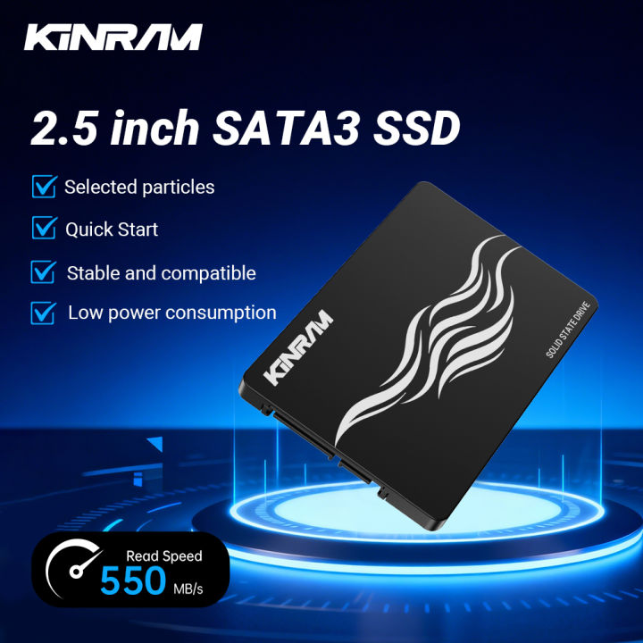 KinRam 2.5 SATA 3 SSD 120GB 128GB 240GB 256GB Hard Disk 240 256 GB SATA3 Solid State Drive 120 128 GB HDD For Laptop PC Desktop