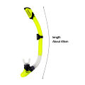 Breathing Tube Full Dry Flexible Silicone Mouthpiece Diving Snorkeling Gear Prevention Water Choking Equipment. 