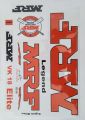 MRF Legend 2023 New 3D Bat Sticker for professional players & Cricketer. 
