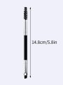 Eyebrow Brush Eyelash Comb makeup brushes Dual Ended Angled brush Spoolie brush 2 in 1 Lash eyebrow brush set makeup tool. 