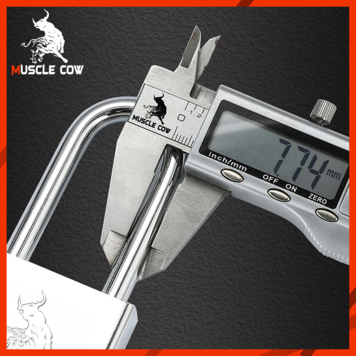 Muscle%20cow%20padlock%2030mm%2040mm%2050mm%20key%20with%203%20keys%20silver%20-%20Image%204