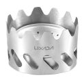 Mini Backpacking Stove 80ml Aluminum Alcohol Burner with Small Stainless Steel Windshield Portable Camp Stove Hiking Survival. 