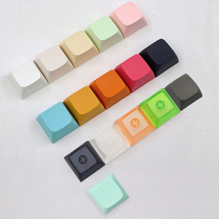 2 PCs DSA 1U key caps printed blank keycaps