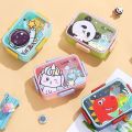 Cartoon Kids’ Lunch Box – Lightweight Bento with Slide Closure for School, Picnic & Travel Snack Container. 