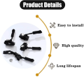 3-60Pcs Universal Zipper Repair Kit Quick Instant Detachable Zipper Head Replacement Zipper Slider Pull for 3 Different Size.
