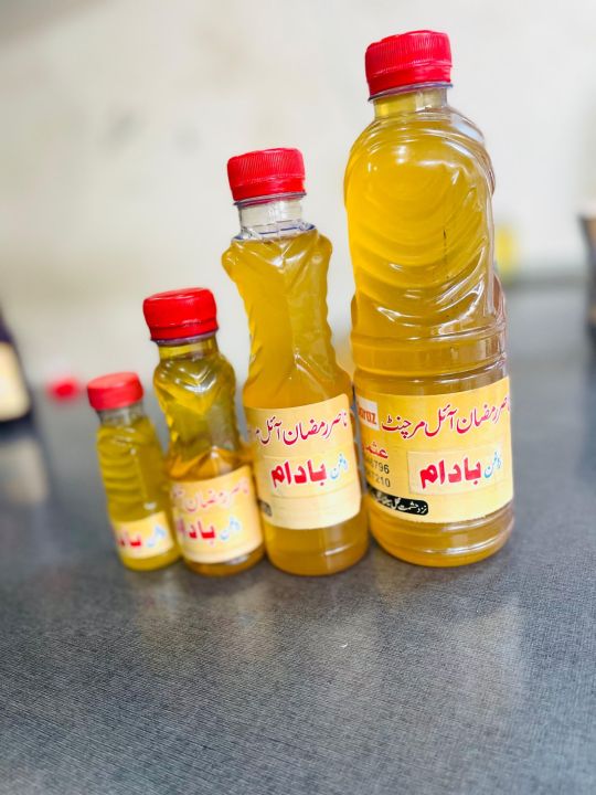 6 Shreen Almond Oil (sweet almonds)(50 ml to 500 ml) Cold Pressed Badam Shreen ...