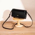 Magnetic Buckle Folding Small Square Bag Classic Women's 2026 Autumn Solid Color Simple New Single Shoulder Crossbody Bag. 