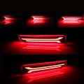 2pcs For Mitsubishi Lancer Evo X Outlander Red Rear Bumper Reflector Lights ,Tail/Brake Rear Fog Lamps and Turn Signal Light.