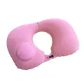 Inflatable Neck Pillow U Shape Air Pillow Neckrest Head Rest Portable Sleeping Resting Travel Pillow for Airplane Train Car. 