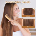 3pcs Natural Handmade Bamboo Comb Set,  anti-static - Wide, Rat Tail, and Fine Tooth Styles - Suitable for All Hair Types.. 