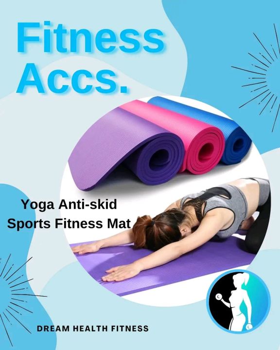 Yoga Mat 8mm Multicolor | Daraz.com.bd