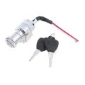 1pc New Universal Battery Chager Mini Lock with 2 keys For Motorcycle Electric Bike Scooter E-bike Electric Lock. 