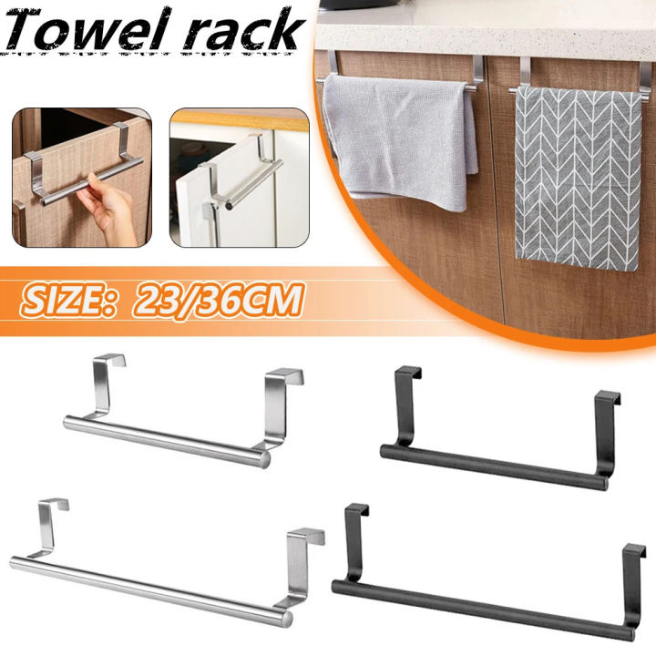 Towel%20Rack%20Over%20Door%20Towel%20Bar%20Hanging%20Holder%20Stainless%20Steel%20Kitchen%20Cabinet%20Bathroom%20Towel%20Rag%20Rack%20Home%20Organizer%20Hanger%20-%20Image%202