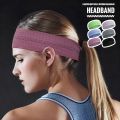 1pc Sport Headbands for Men Women Non-Slip Moisture Wicking Workout Sweatband Fitness Running Cycling Football Yoga Hairband.