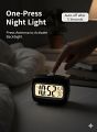 Cute Retro TV-Shaped Digital Kitchen Timer & Stopwatch | Large Digit Countdown | Baking | Study Table | Office and Accessories-Green Electronic table clock with backlight, thermometer, alarm clock and weather station.