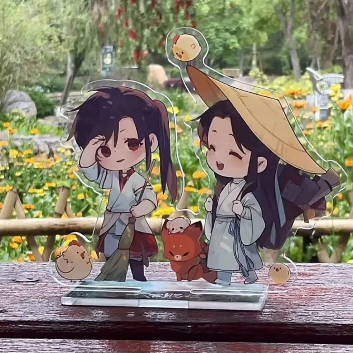 2Pcs%20Tian%20Guan%20Ci%20Fu%20Ring%20Heaven%20Official%E2%80%99s%20Blessing%20Hua%20Cheng%20Xie%20Lian%20Cosplay%20Stand%20Acrylic%20Figure%20Standing%20Desk%20Decoration%20-%20Image%207