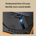 Wooden HIFI CD Player Bluetooth 5.1 Digital Optical Output USB Lossless Playback Wooden CD Music Player Infrared Remote Control.