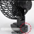 Rechargeable Lithium Battery Portable Fan – Cordless, Lightweight & Quiet Personal Cooling Fan for Home, Office, Outdoor & Travel Use. 