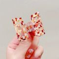 PVC Beige Hair Clip Square Head Plate Hair Acrylic Grab Clip Back of Head Ponytail Shark Clip Hair Accessories. 