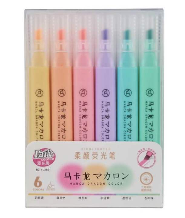 Multi%20colours%20Marco%20Dragon%20pastel%20Highlighters%20(pack%20of%206%20pcs)%20-%20Image%204