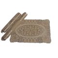 3Pc Table Mat Set, Dressing table and Side Table pvc 3pc Mat set, Size:  large Mat: 16*32, Small Mat: 12*18 inches.. 