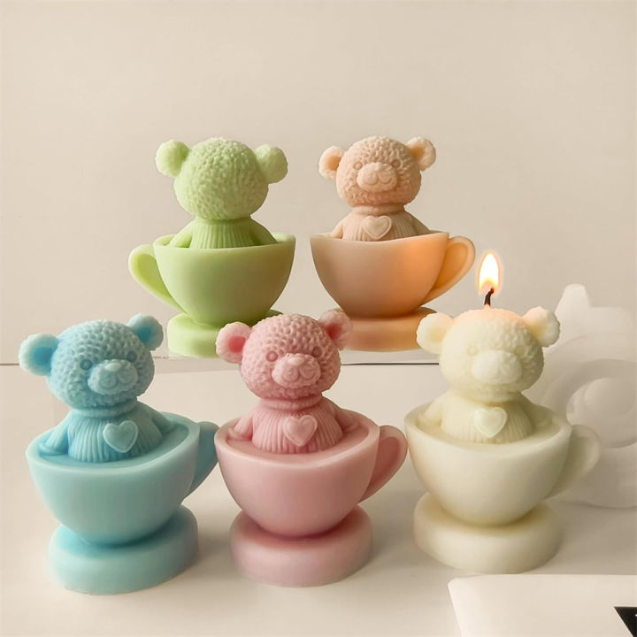 Teddy%20Bear%20in%20Cup%20Silicone%20Mold%20Cartoon%20Bear%20Candle%20Soap%20Mold%20DIY%20Elephant%20Aromatherapy%20Plaster%20Resin%20Crafts%20Mold%20Home%20Decor%20-%20Image%205