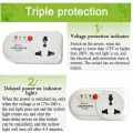 Refrigerator Transformer Protector Delayed Power-on Voltage Protection Power Socket For Home. 