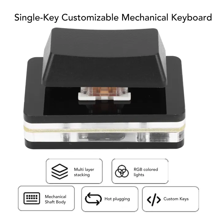 Programmable User Defined USB Button Single Keyboard Switch OSU Keypad ...