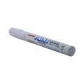 Uni Paint Marker ,Shiny Gold and White ,Marks on anything. 