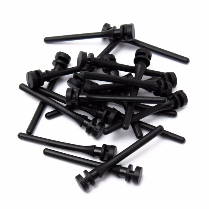 TEUCER Computer Case Cooling Fan Shock-Absorbing Adhesive Nail CPU Radiator Fan Fixing Clips Silicone Fixed Nails Without Screws